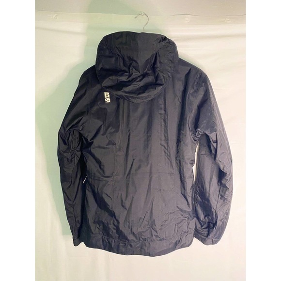 Bonfire Snowboarding Company Women’s Rainier Jacket Black Zip Hooded Size Medium - Picture 2 of 5